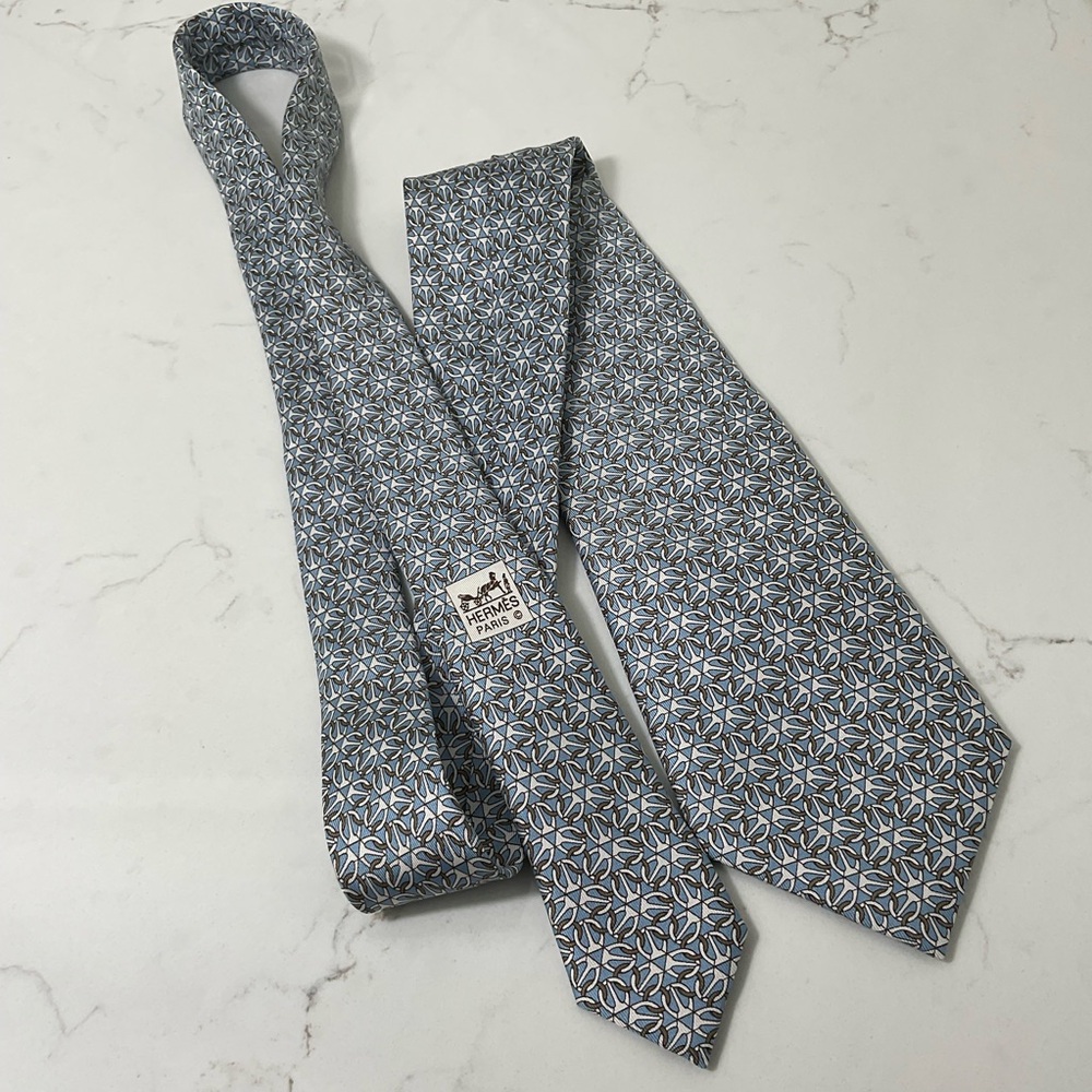 HERMES Silk Tie